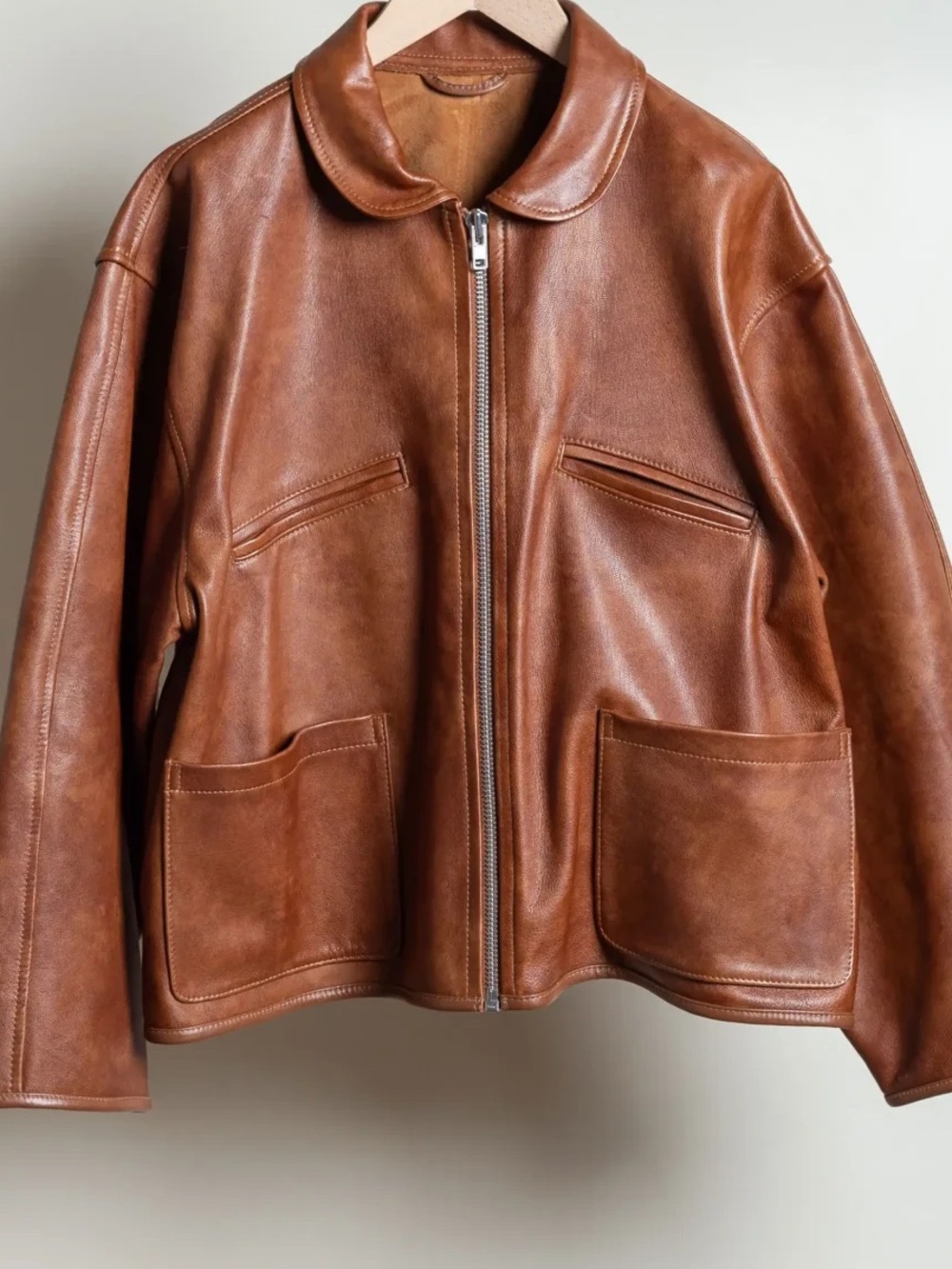 Cawley Studio Leather Flying Jacket